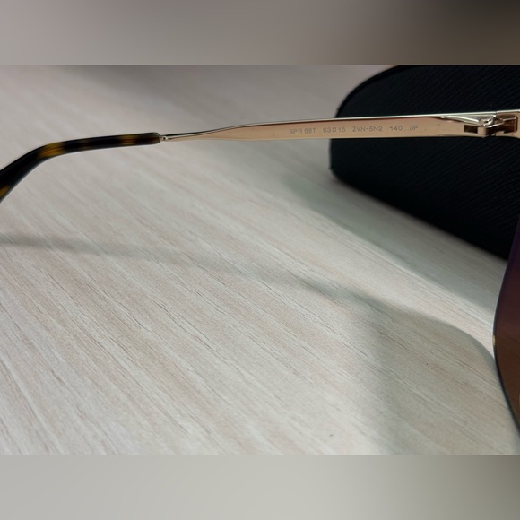 Prada Women's SPR68T SPR/68T Fashion Cat Eye Polarized Sunglasses - Picture 7 of 12